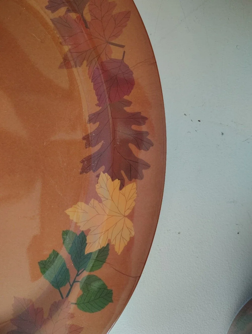 Essex Melamine Fall Autumn Leaves Serving Platter 2 Bowls 3 Pc Set